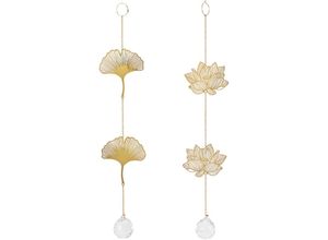 4026411706566 - Sonnenfänger Lotus & Ginkgo 2er-Set