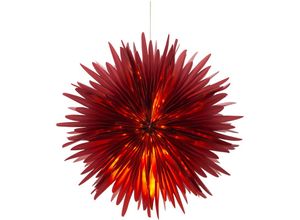 4026411706931 - LED-Hängedeko Dahlia 60 cm (Farbe weinrot)