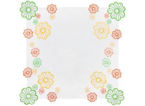 4026411707792 - Mitteldecke Flowers Colorful 85x85 cm