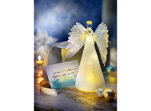 4026411717210 - Geschenkset LED-Engel Grazia mit Grußkarte