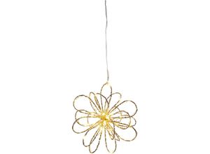 4026411717272 - LED-Hängedeko Goldflower (Größe 30 LEDs)