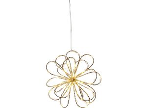 4026411717289 - LED-Hängedeko Goldflower (Größe 35 LEDs)