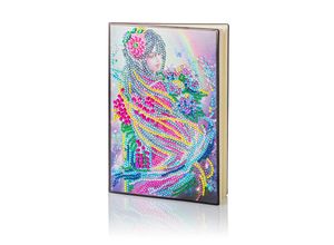 4026411718750 - Diamond Painting Notizbuch (Motiv Blütenfee DIN A5)