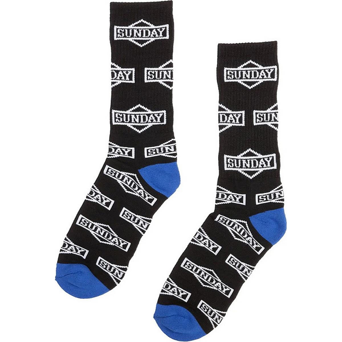 4026465079838 - Socken Cornerstone All-Over Crew Schwarz Weiß - Komfort und Stil