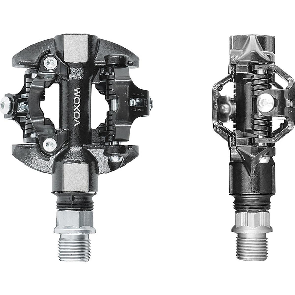 4026465150902 - PE17 SPD MTB Pedal Schwarz Aluminium Doppelseitig 390g - Kompatibel und Robust 4026465150902 - PE17 SPD MTB Pedal Schwarz Aluminium Doppelseitig 390g - Kompatibel und Robust