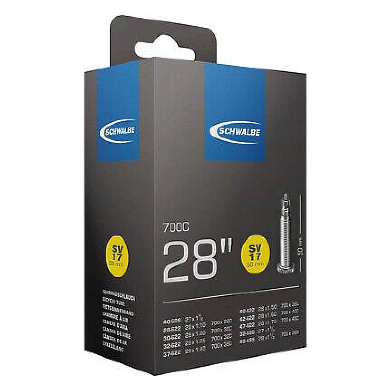 4026495733144 - Schlauch 700x28 47 mit 50mm Presta-Ventil - ETR-TO 28 47-622