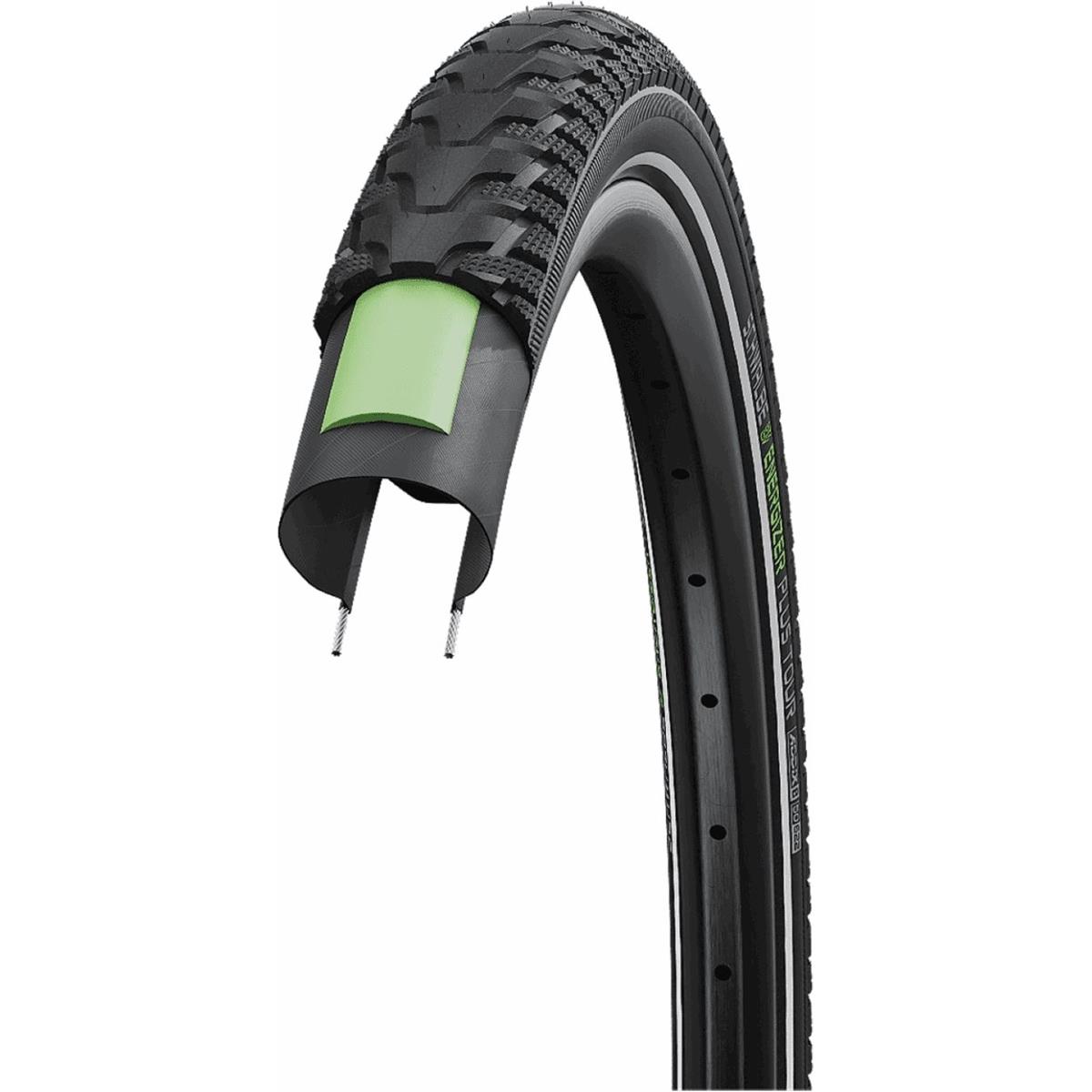 4026495891189 - Energizer Plus Tour 28 700x47 Schwarz Reflex E-Touring Reifen mit GreenGuard