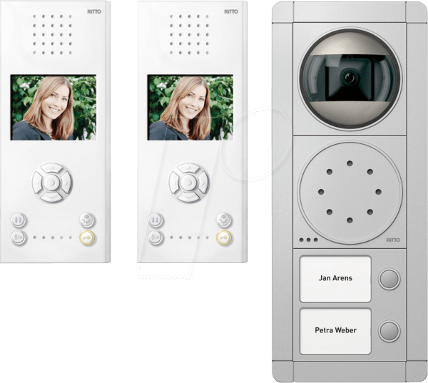 4026529040699 - RGE1892420 - Video-Türsprechanlagen Set PORTIER 2 Familienhaus