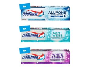4026600134989 - Odol-med 3 Zahncreme 75 ml verschiedene Sorten 18er Pack