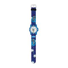 4026687133738 - Blaue Armbanduhr Fußball aus Kunststoff für Jungen