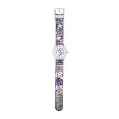 4026687134339 - Armbanduhr Vampirmädchen mit glitzerndem Band