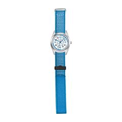 4026687134575 - Kinderuhr mit Quarzwerk und blauem Textilband