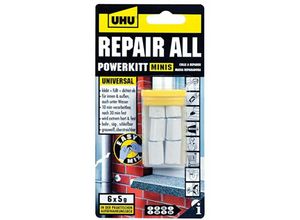 4026700467208 - Repair All Powerkitt Minis 30 g (6 x 5 g) in der praktischen Box Zweikomponentenkleber - UHU