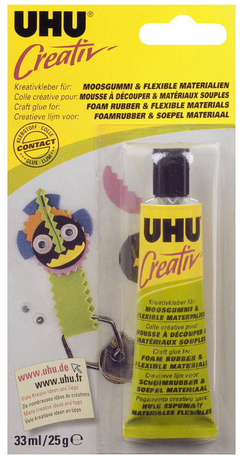 4026700471953 - 6 x Uhu Spezialkleber Creativ Moosgummi + Flexible Materialien Tube 33