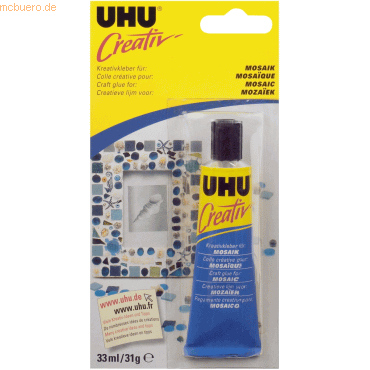 4026700473353 - 6 x Uhu Spezialklebstoff Creativ Mosaik Tube 33ml