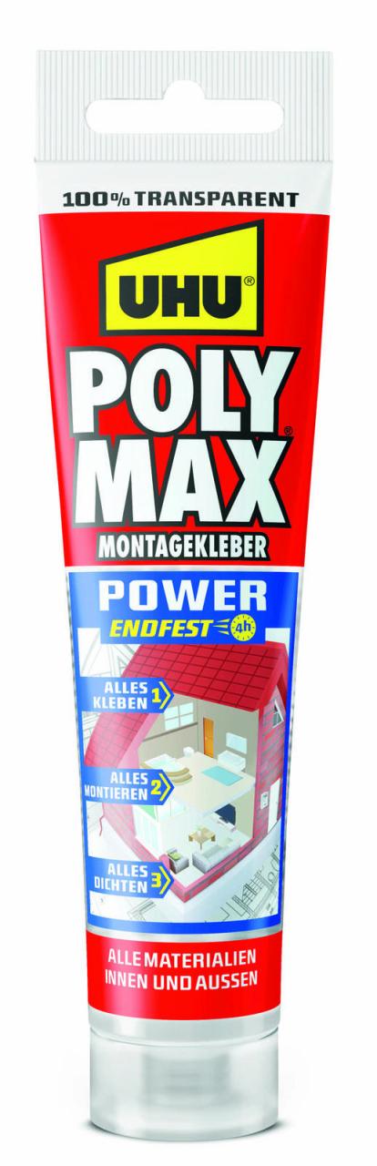 4026700478457 - POLY MAX EXPRESS GLASKLAR Klebe- und Dichtmasse Herstellerfarbe Transparent 47845 115 g