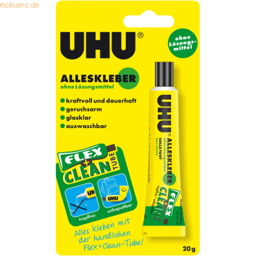 4026700484755 - 10 x Uhu Alleskleber Flex + Clean Tube 20g