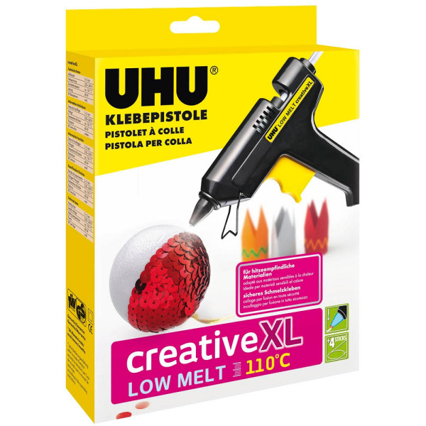 4026700486155 - Heißklebepistole Creative LOW MELT 110°C inkl 4 Klebepatronen 40 W