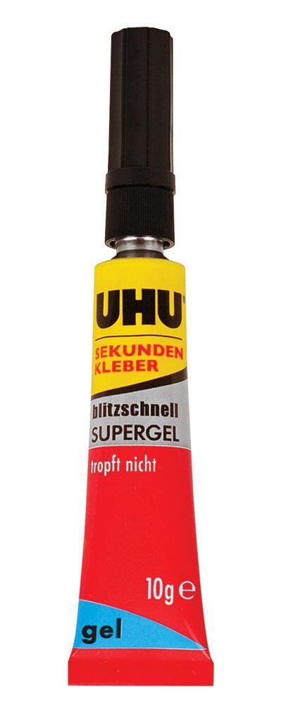 4026700487206 - Sekundenkleber Blitzschnell Supergel Lösungsmittelfrei 10g - UHU