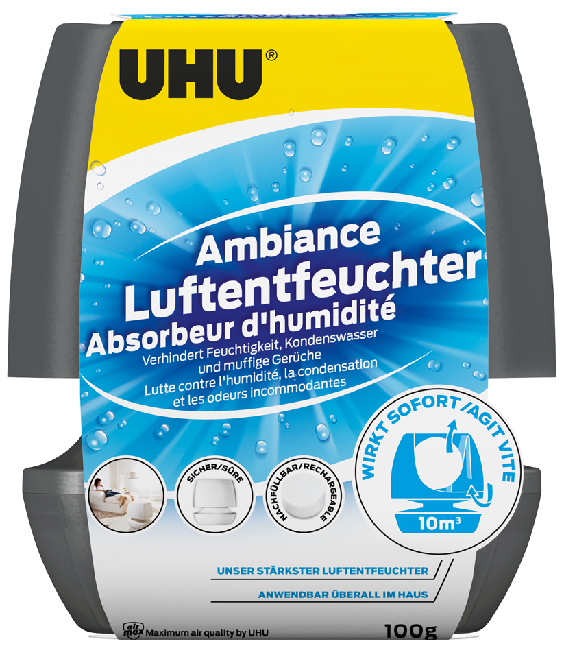 4026700505900 - Uhu Luftentfeuchter Airmax Ambiance Originalpackung 100 g anthrazit