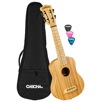 4026929926869 - Sopran Ukulele Bamboo Natur