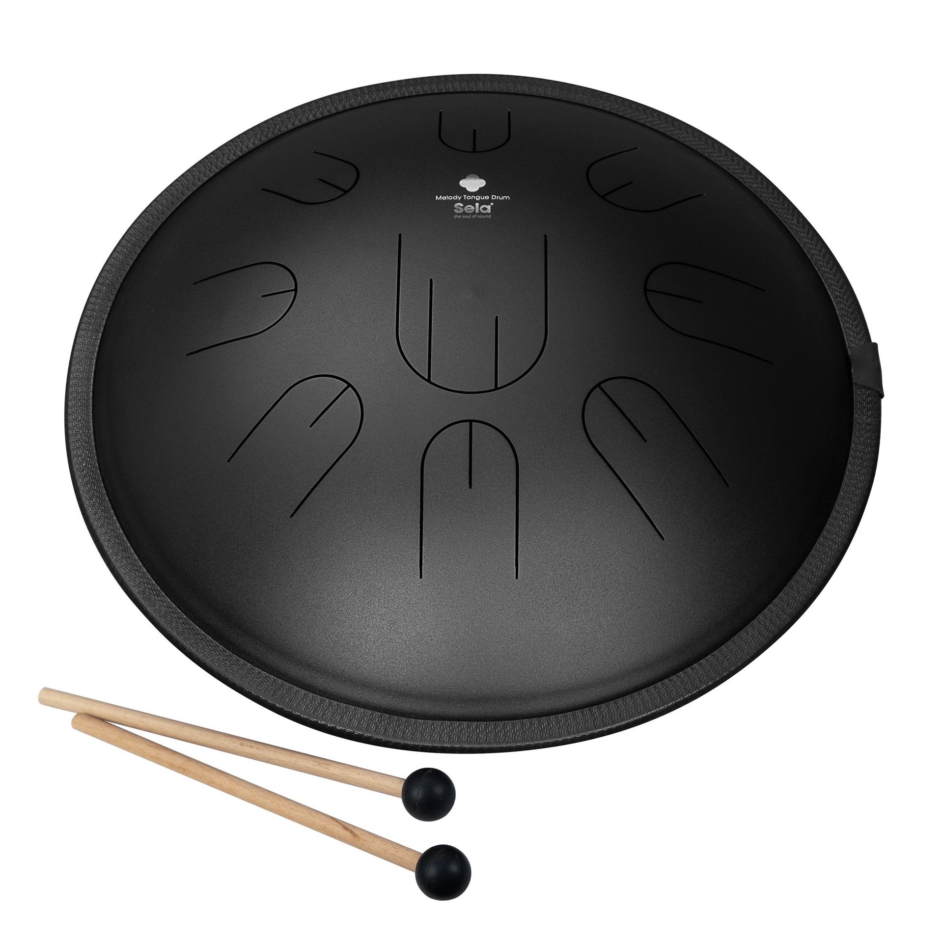 4026929929037 - Sela Melody Tongue Drum 14 D Kurd Black ! B-Ware-Kratzer auf Oberseite!