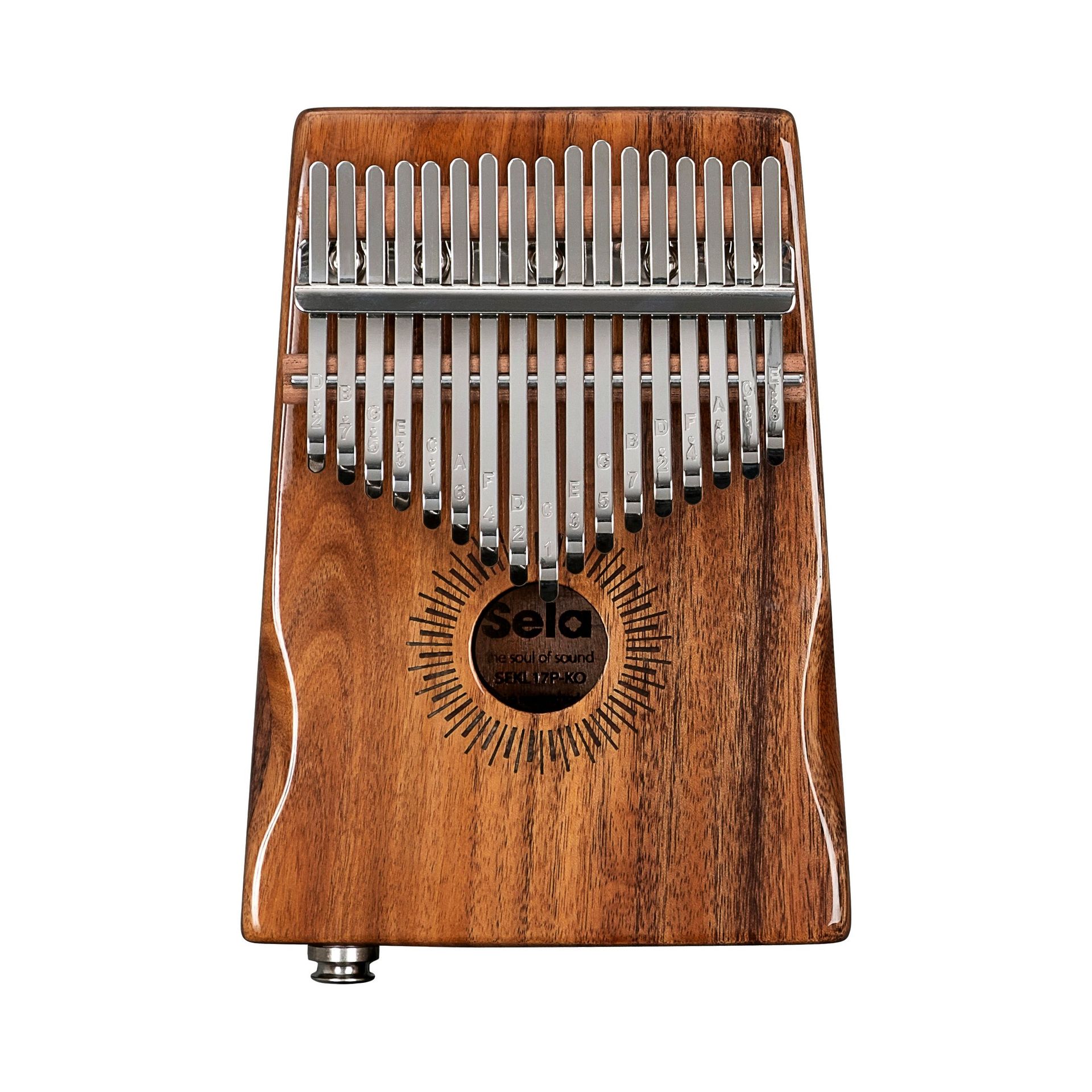 4026929929051 - Sela Kalimba 17 Koa with Pickup