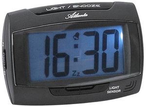 4026934166946 - Quarzwecker ATLANTA grau (dunkeltitanfarben) Wecker digital