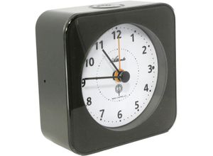 4026934184643 - Funkwecker ATLANTA schwarz Wecker ideal für Reisen Geschenkidee Beleuchtung Weckwiederholung analog