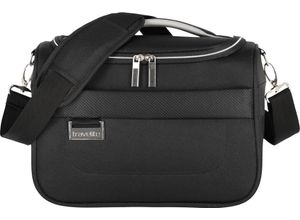 4027002078574 - travelite Kulturtasche abnehmbarer Schultergurt Trolleyaufsatz-Schlaufe schwarz