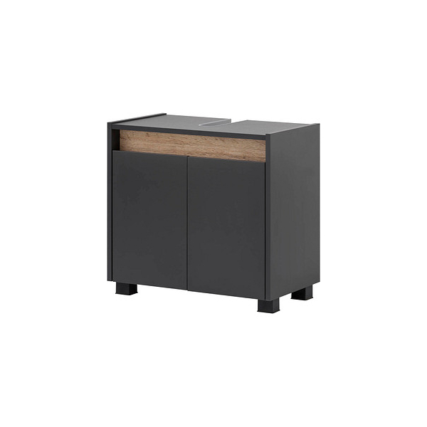 4027181109700 - Waschbeckenunterschrank Cosmo anthrazit 569 x 330 x 546 cm 4027181109700 MÖBELPARTNER