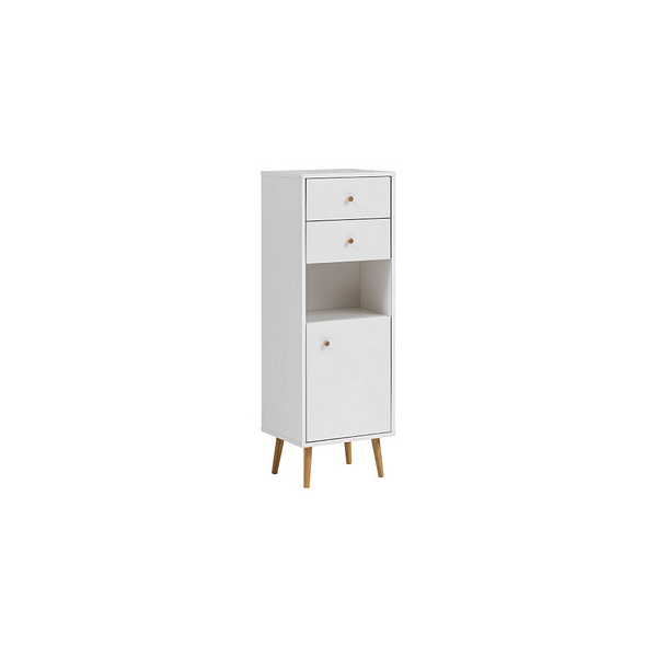 4027181112809 - Badschrank Jonte 148439 kreideweiß 405 x 331 x 1189 cm