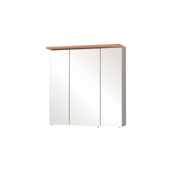 4027181113387 - Spiegelschrank Jelda 148838 platingrau eiche-landhaus 705 x 237 x 723 cm 4027181113387 MÖBELPARTNER