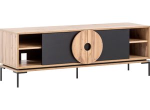 4027181115015 - Lowboard LOOKS BY WOLFGANG JOOP Looks Sideboards Gr B H T 1546 cm x 537 cm x 450 cm schwarz (eiche landhausfarben schwarz) Lowboards Breite 1546 cm