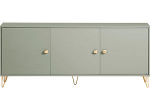 4027181120972 - Lowboard LOOKS BY WOLFGANG JOOP Looks Organic Sideboards Gr B H T 1792 cm x 762 cm x 390 cm grün (pistazie) Lowboards Mit hochwertigen Metallbeschlägen und Softclose-Scharnieren