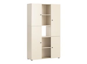 4027181122037 - Raumteiler SCHILDMEYER Lovund Breite 104 cm Regale Gr B H T 1043 cm x 1062 cm x 347 cm 2 St offene Fächer beige (cremebeige) Raumteiler-Regale 2 Türen mit Softclose-Funktion