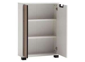 4027181124994 - - Kommode »Ryker« - 598x195x852cm - schwarz - Holz   Kunststoff   Metall