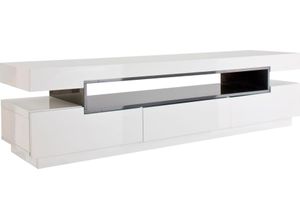 4027207038021 - Lowboard MCA FURNITURE Laura Sideboards Gr B H T 200 cm x 52 cm x 50 cm 3 weiß (weiß hochglanz) Lowboards Hochglanz mit 3 Schubladen