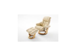 4027207039004 - iNNoSeat by MCA + CALGARY Relaxer mit Hocker - versch Farben - Creme Natur