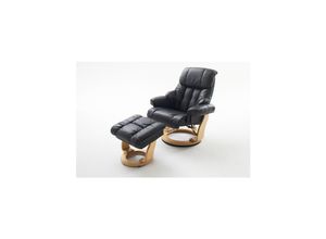 4027207039011 - iNNoSeat by MCA + CALGARY Relaxer mit Hocker - versch Farben - Schwarz Natur