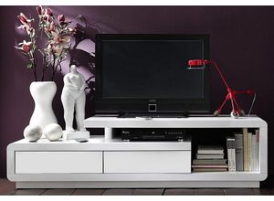 4027207039073 - Lowboard MCA FURNITURE Celia Sideboards Gr B H T 170 cm x 45 cm x 40 cm 2 weiß Lowboards Für TV bis 84 Zoll max 50 Kg