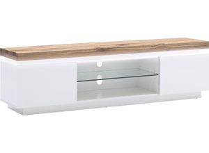 4027207072025 - Lowboard MCA FURNITURE Romina Sideboards Gr B H T 175 cm x 49 cm x 40 cm weiß (weiß matt) Lowboards mit LED Beleuchtung dimmbar inkl Fernbedienung