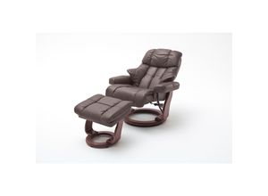 4027207116965 - iNNoSeat by MCA + CALGARY XXL Relaxer 180 mit Hocker - versch Ausführungen - braun walnuss