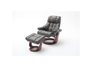 4027207116972 - iNNoSeat by MCA + CALGARY XXL Relaxer 180 mit Hocker - versch Ausführungen - schlamm walnuss