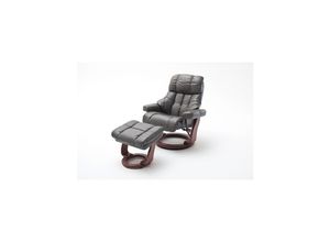 4027207117009 - iNNoSeat by MCA + CALGARY Relaxer mit Hocker - versch Farben - Schlamm Walnuss