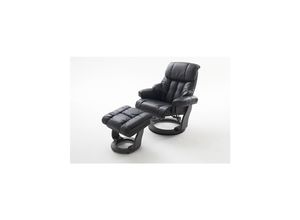 4027207117047 - iNNoSeat by MCA + CALGARY Relaxer mit Hocker - versch Farben - Schwarz Schwarz