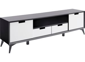 4027207176983 - Lowboard MCA FURNITURE Netanja Sideboards Gr B H T 180 cm x 55 cm x 40 cm grau (grau matt) Lowboards Breite ca 180 cm