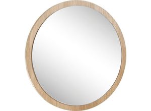 4027207185282 - Spiegel 40 cm - holzfarben - Glas Aluminium Holzwerkstoff - 2 cm - [400] - Möbel Kraft