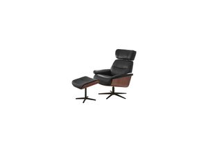 4027207236007 - Vorverkauf iNNoSeat by MCA + MANILA Relaxer mit Hocker manuell - versch Farben - Schwarz Schwarz