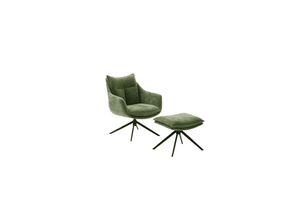 4027207236823 - iNNoSeat by MCA + PARKER Drehstuhl mit Armlehnen (Edelstahl) - versch Farben - Edelstahl   Olive